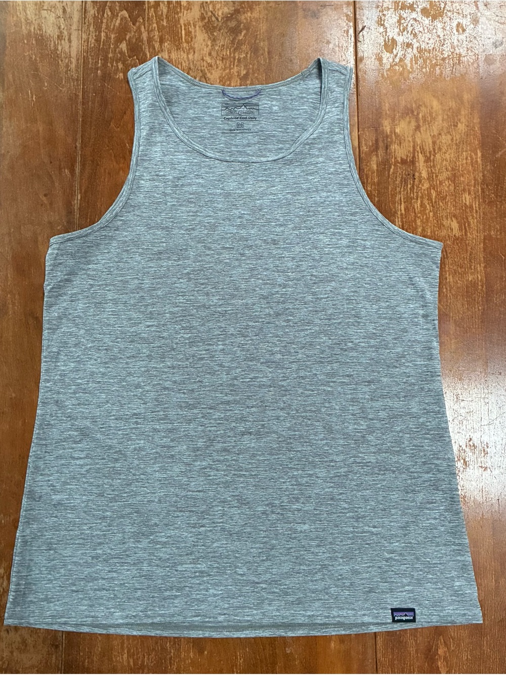 Patagonia Capilene Cool Daily Tank Top Women's Medium Grey Athletic Hiking